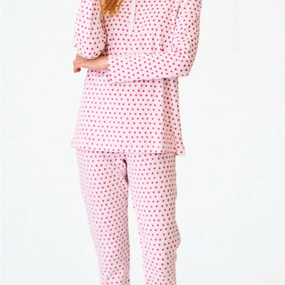 Roller Rabbit Pink Heart Pajama Set